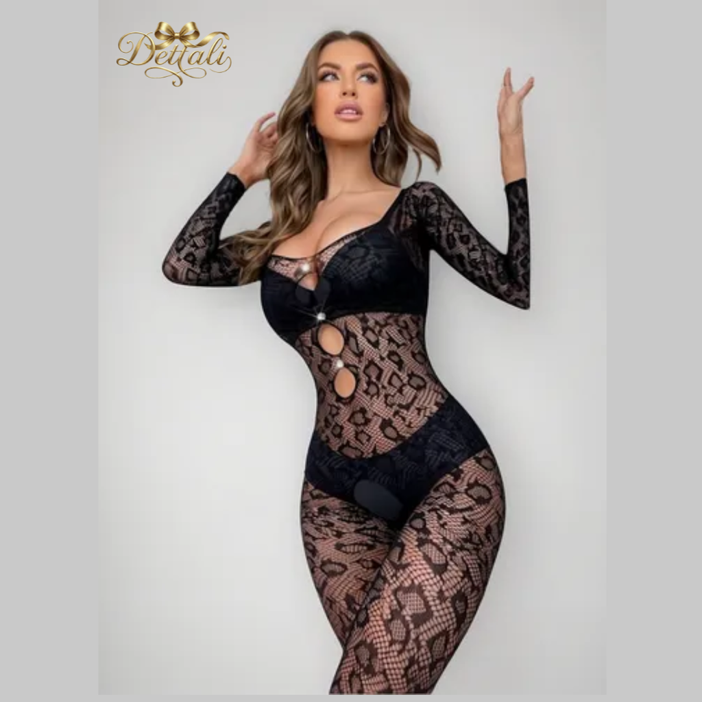 Body Black Wild - Encaje Completo