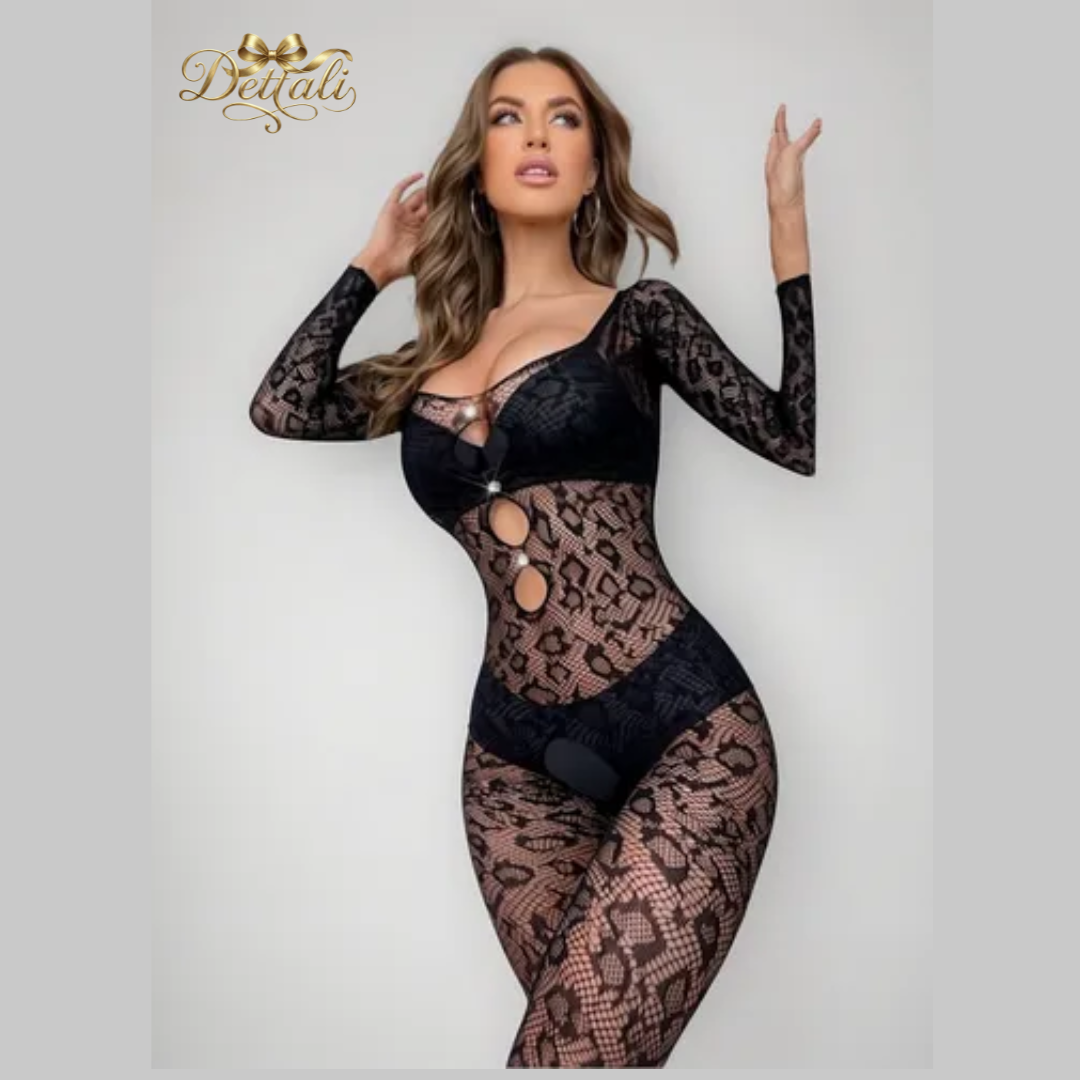 Body Black Wild - Encaje Completo