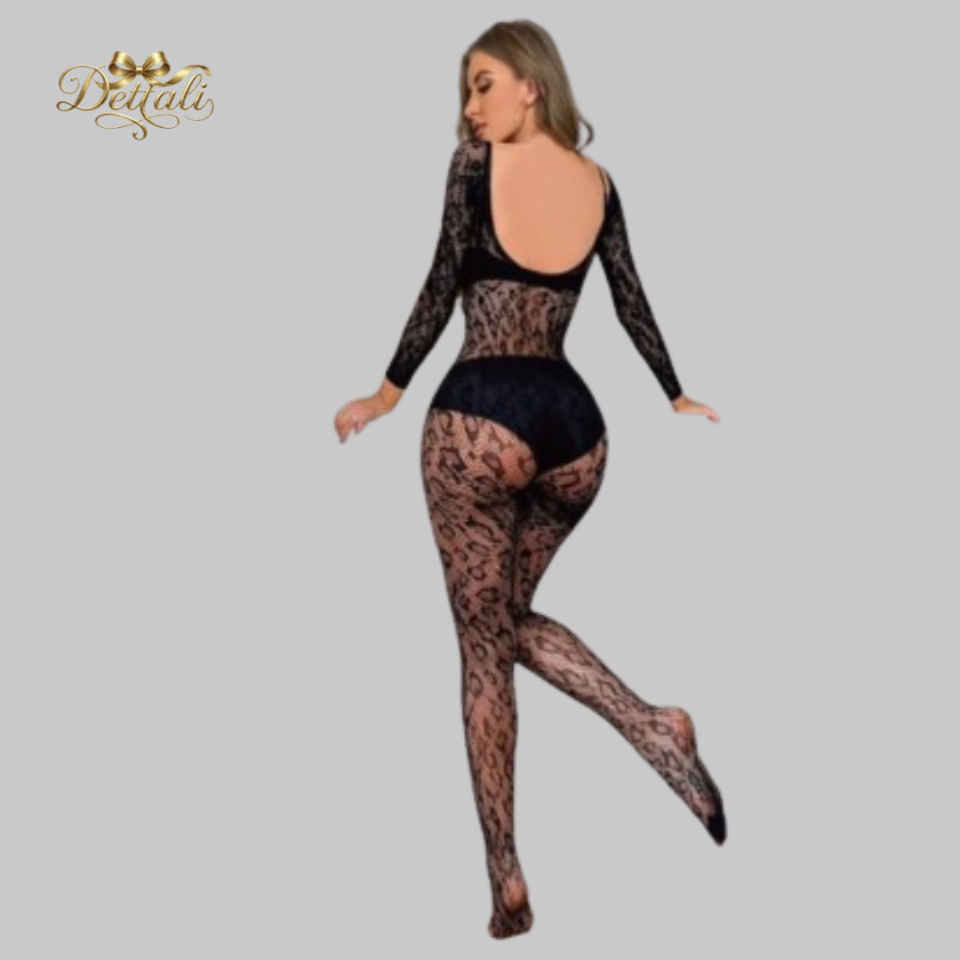 Body Black Wild - Encaje Completo
