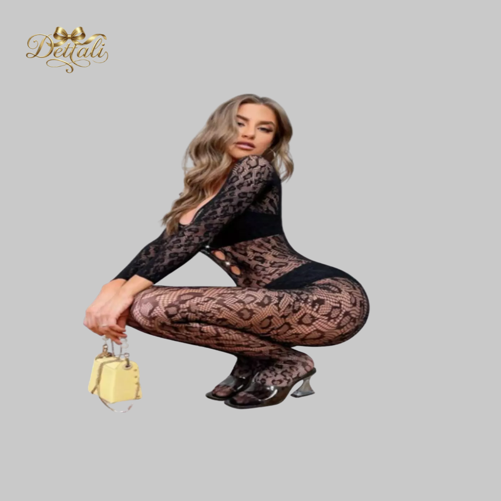 Body Black Wild - Encaje Completo