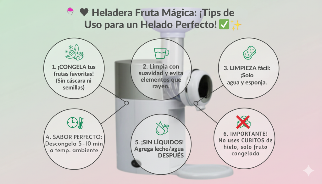 Maquina Helados Yogurt Natural Frutas